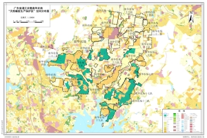 广东省湛江市南华农场&ldquo;空间分布图