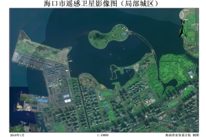 海口市遥感影像图