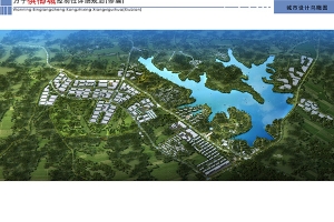 城市设计总体鸟瞰图