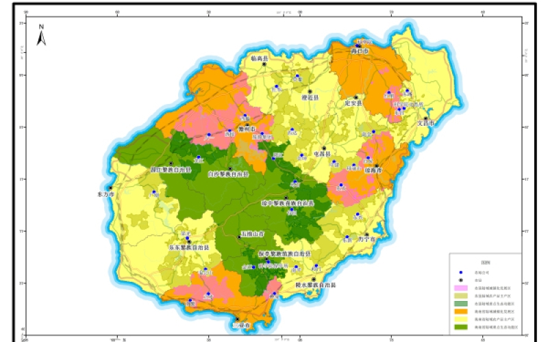 海南农垦主体功能区规划图