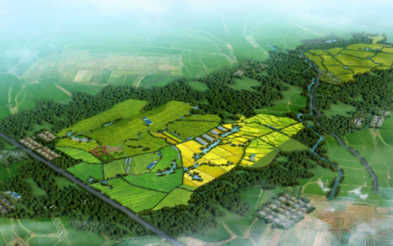 《东方广坝现代农业产业园总体规划》效果图